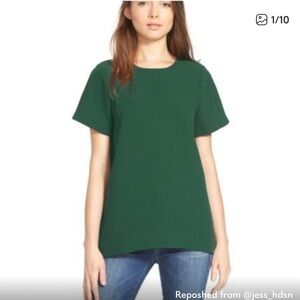 Madewell Forest Green Short Sleeve Tee